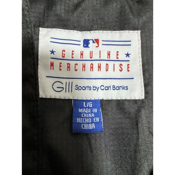 GIII Carl Banks MLB Miami Marlins Baseball Jacket Windbreaker Black Orange Large - Picture 4 of 11